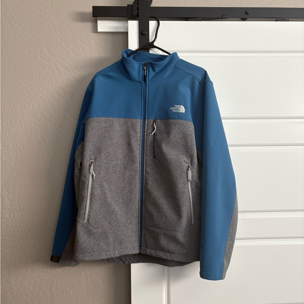 The North Face Teal and Gray Jacket